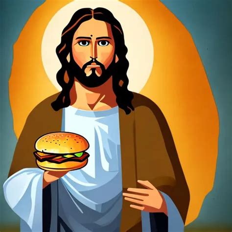 Watch cheesburger jesus